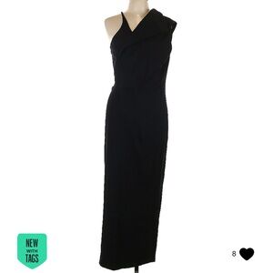 NWT, Marcella cocktail dress, black, size large